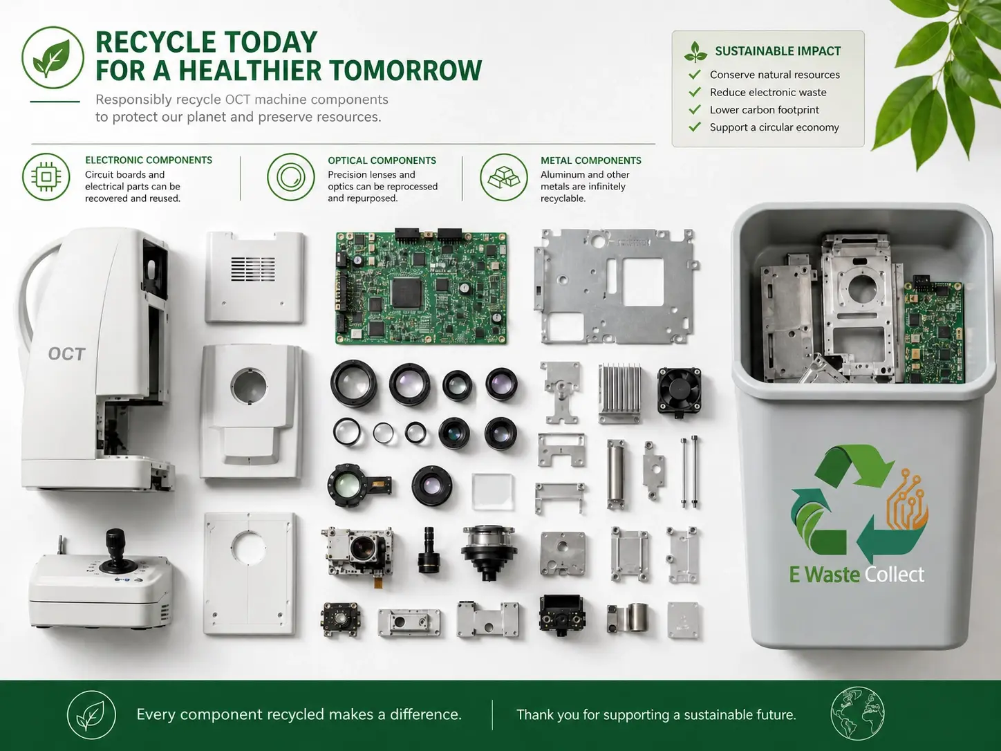 OCT machine disposal Australia — step by step collection and recycling process for ophthalmology practices and eye clinics