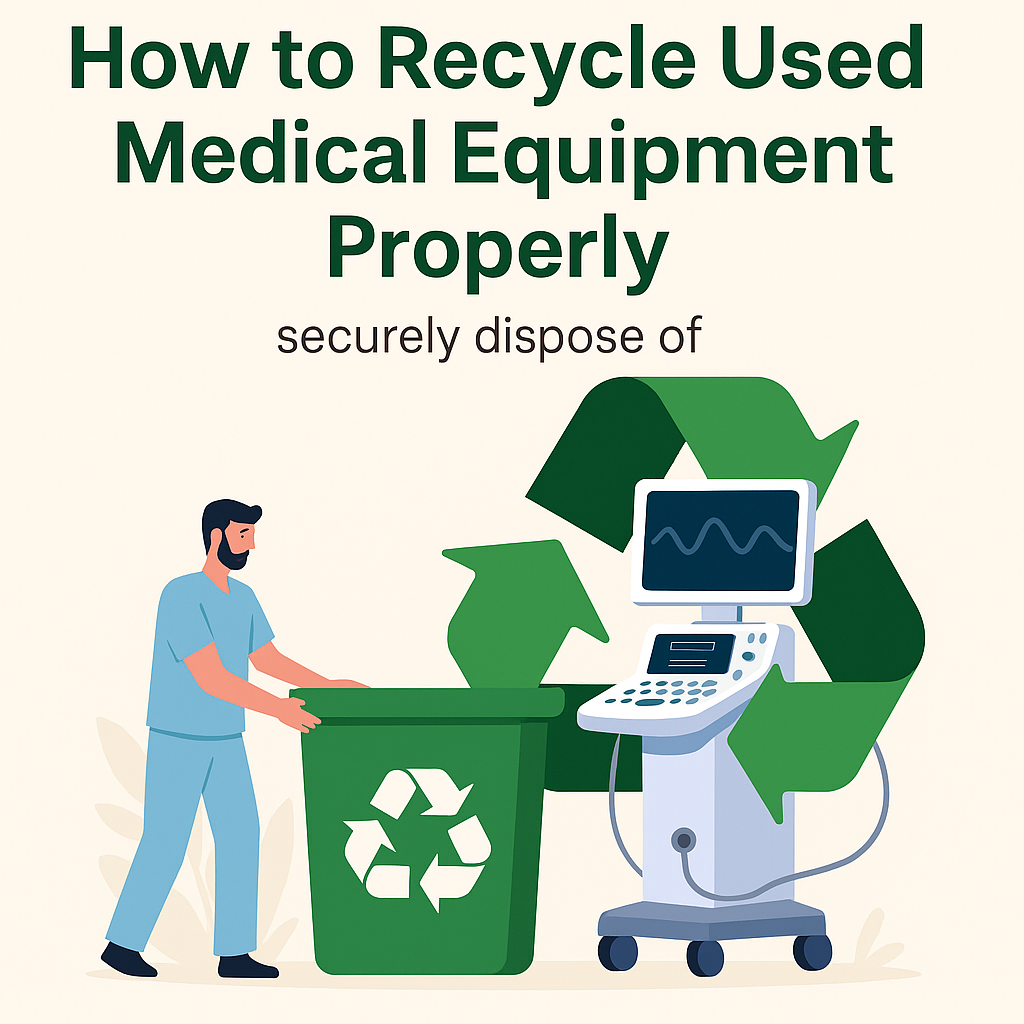 Secure recycling of medical and lab devices
