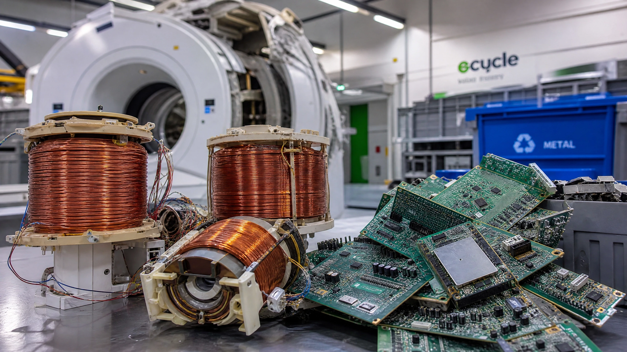EwasteCollect MRI machine disposal Australia certified recycling process