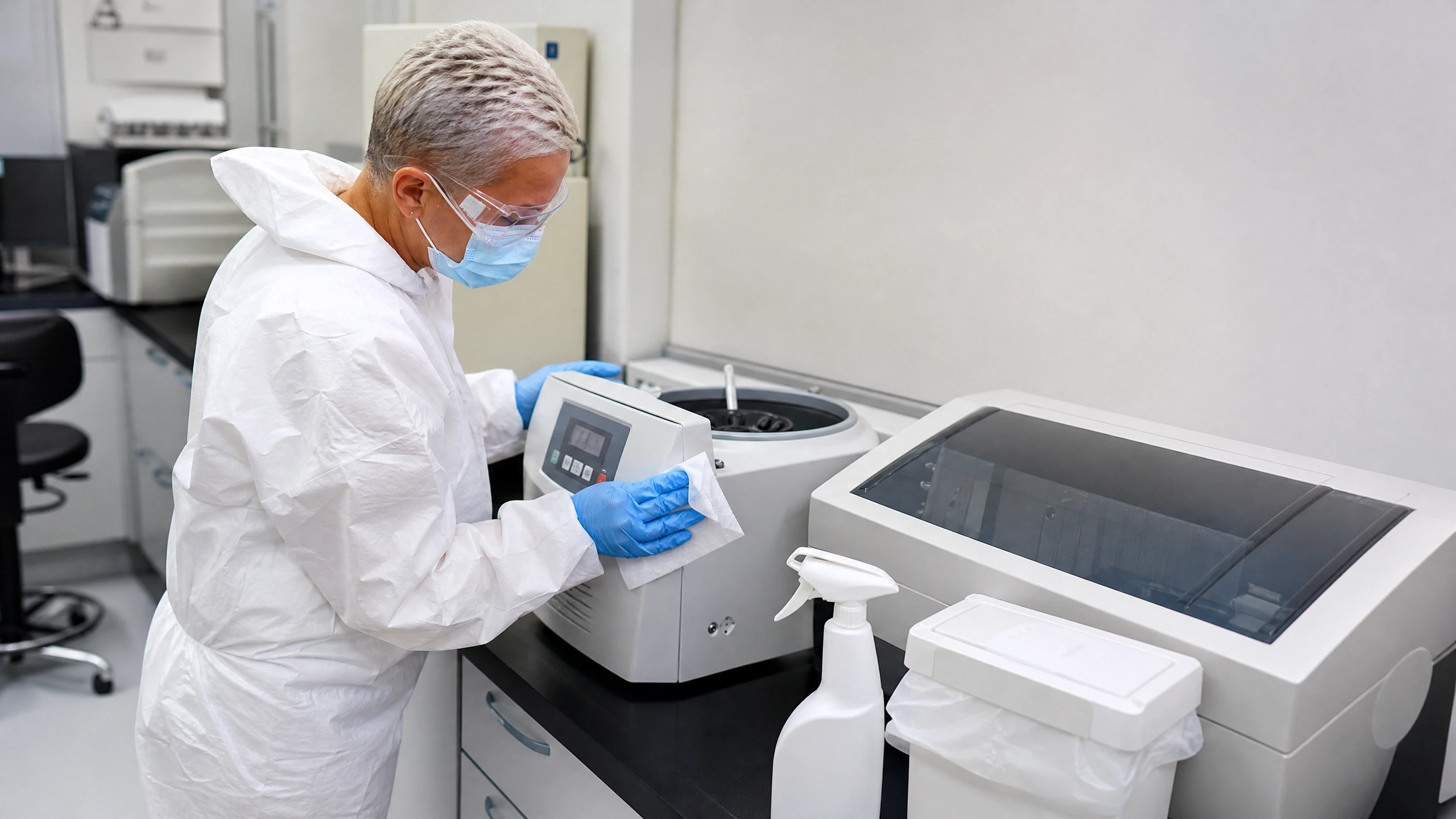 decontamination technician pathology equipment disposal