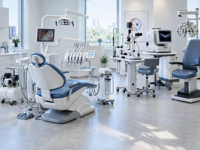 Dental and ophthalmic equipment for recycling