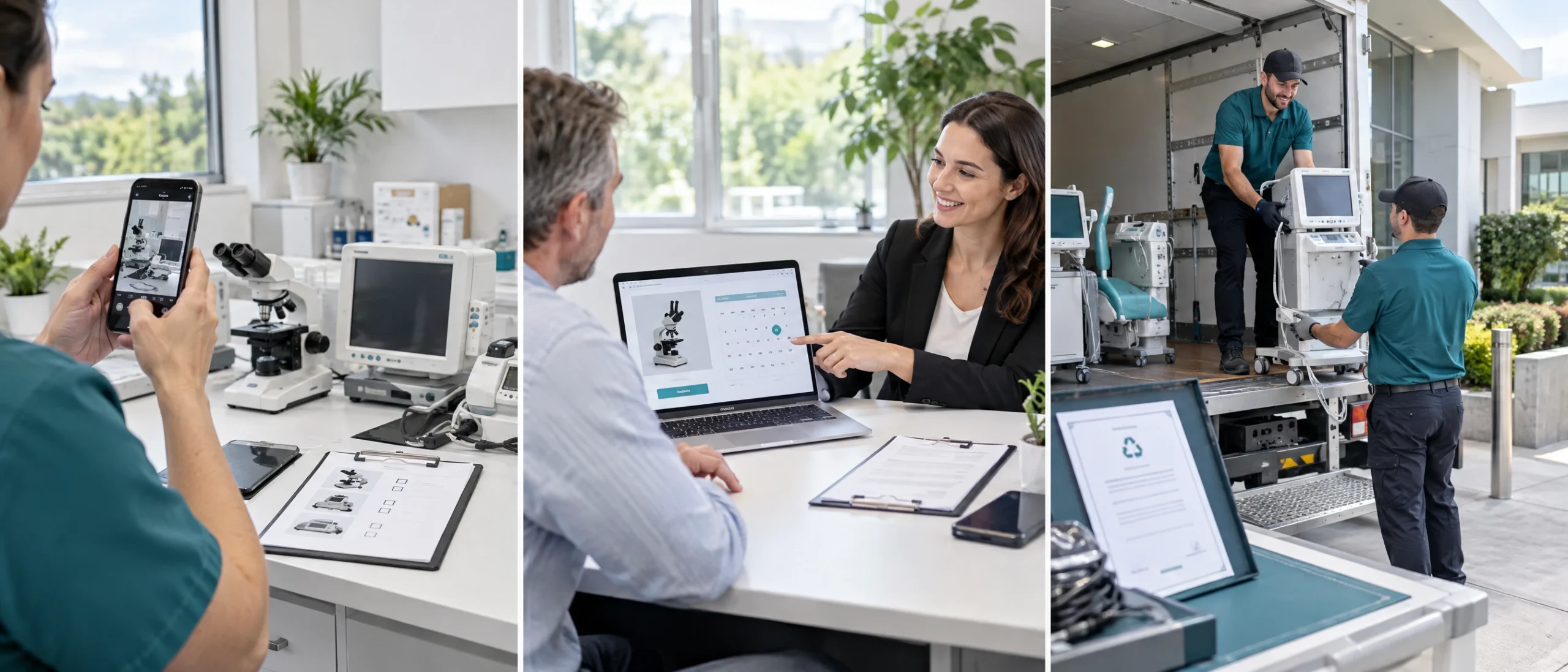 medical equipment collection Auckland process